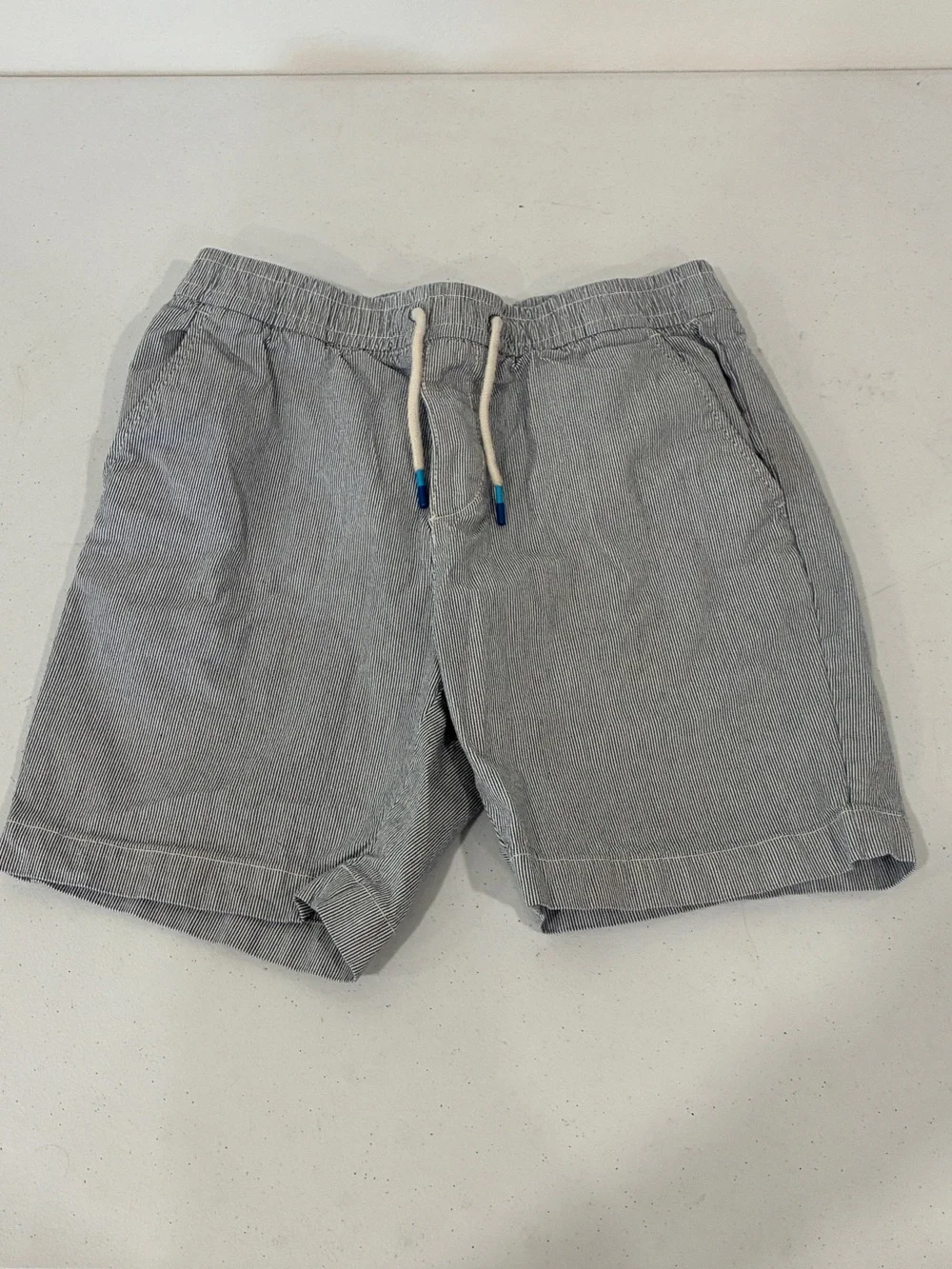 Gap Kids Boys Size 10 Large Husky Blue Railstripe Easy Shorts